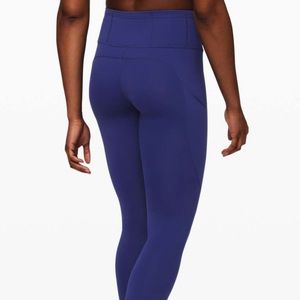 Lululemon Fast and Free Tight II 25" Nulux -Size 8